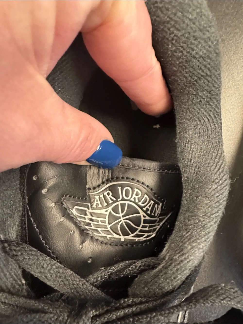 Nike Air Jordan Low Top Sneakers in Black